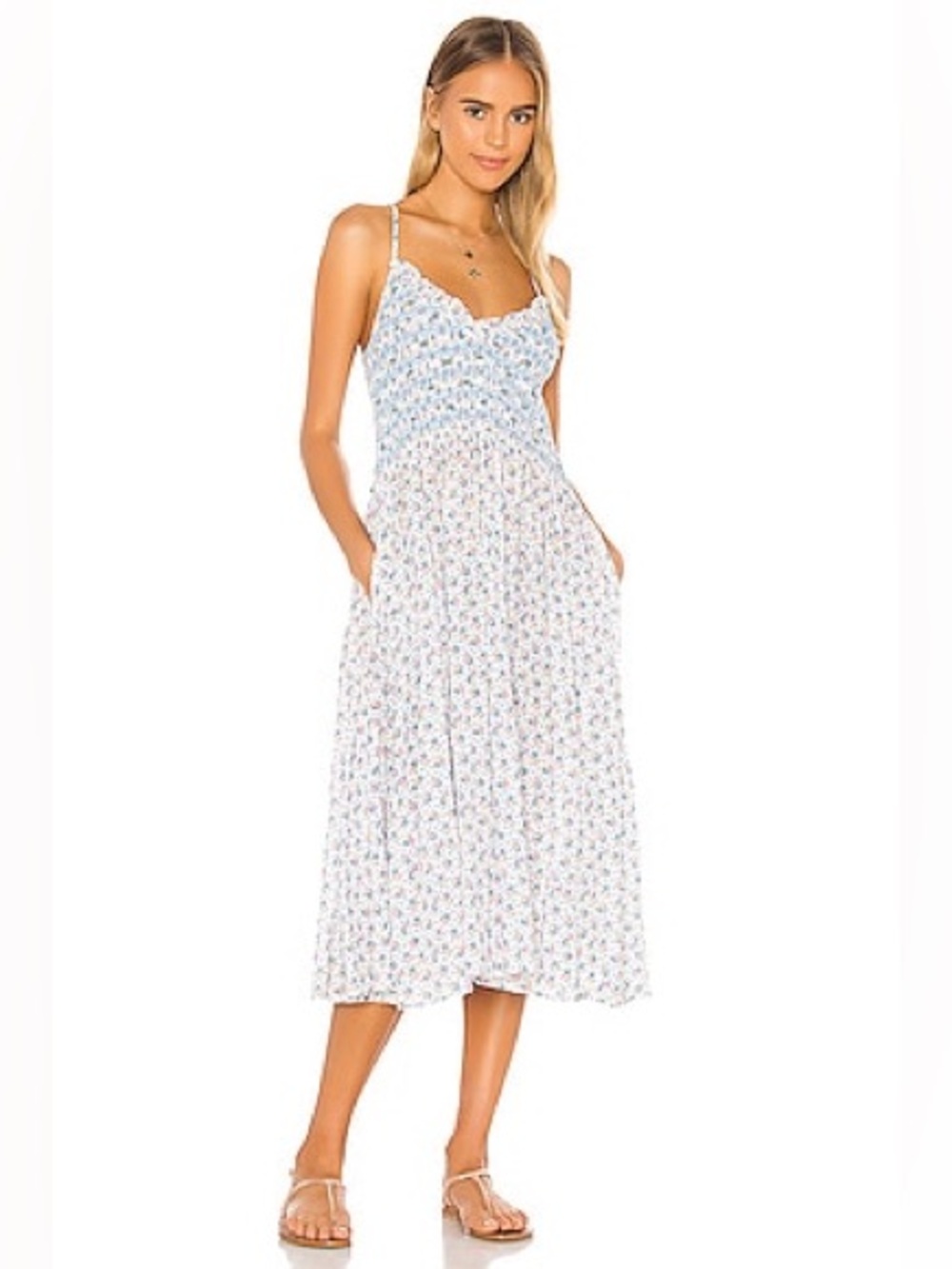LoveShackFancy Canyon Midi Dress